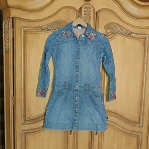 Gap Kids blue jean dress